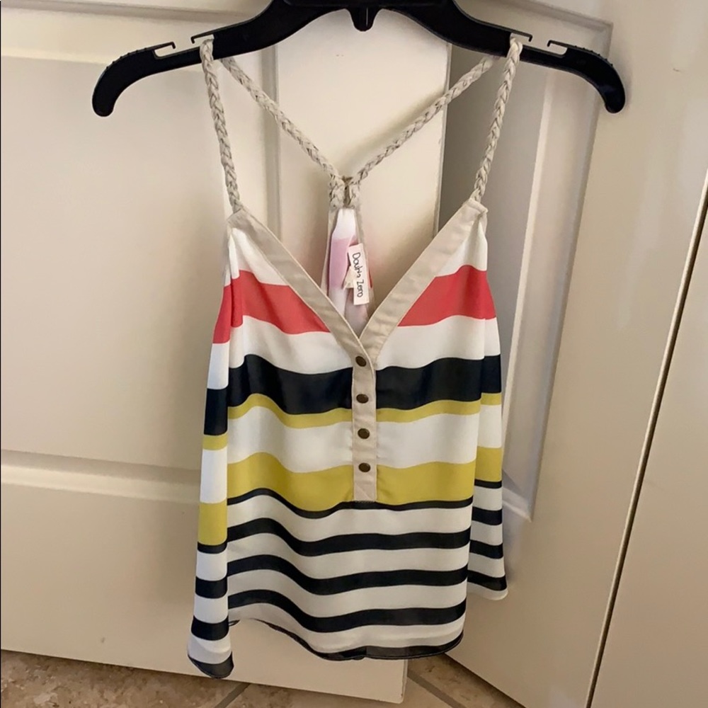 Striped tank. NWOT